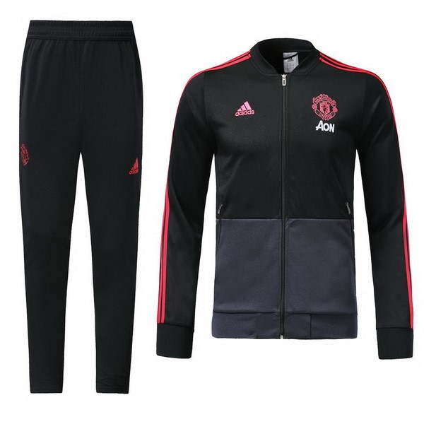 Chandal Manchester United 2018-2019 Negro Gris